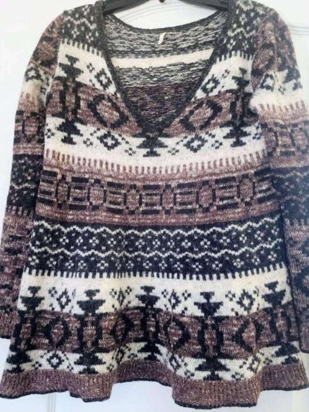 Free people oversized wool blend pullover S